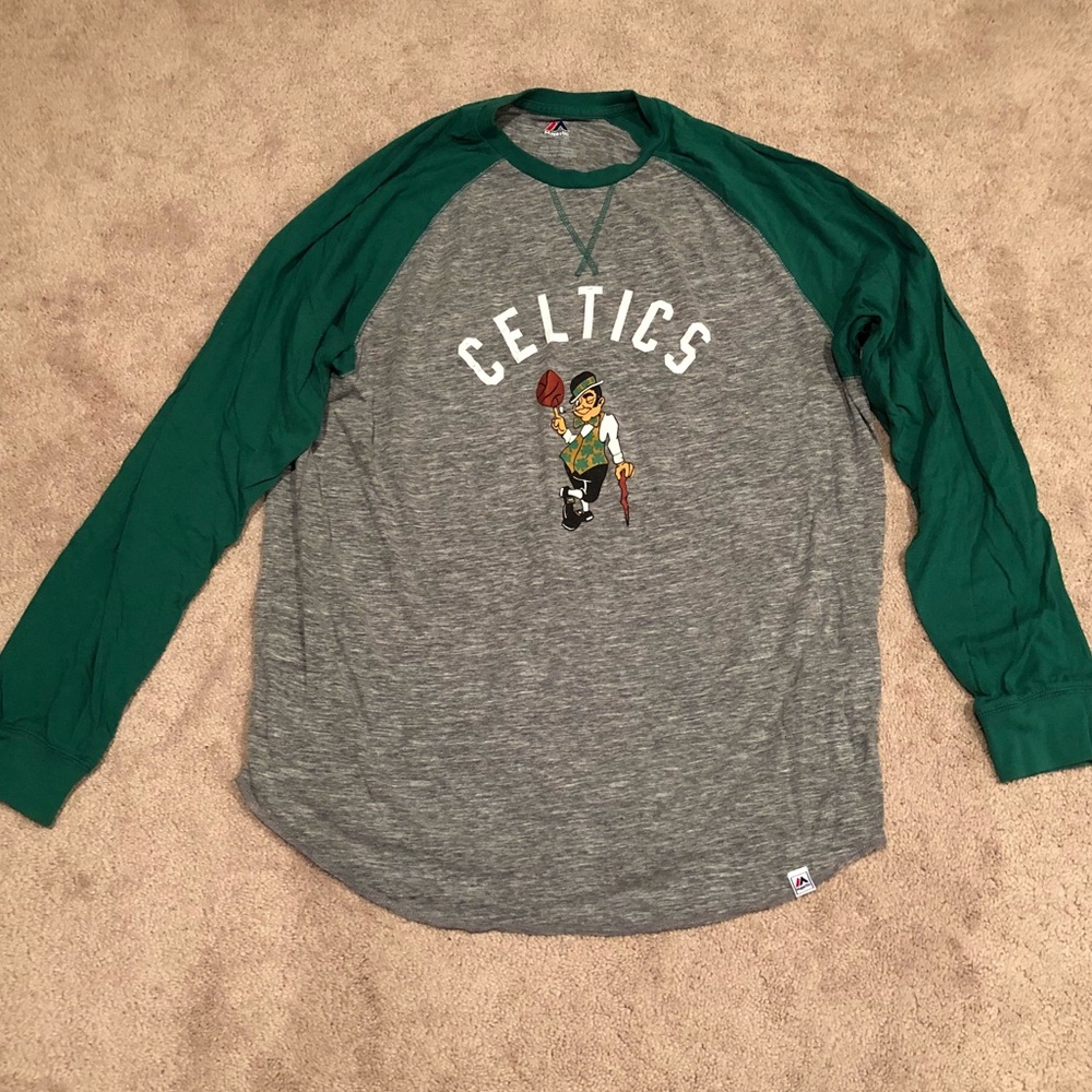 Boston Celtics Baseball Style Shirt